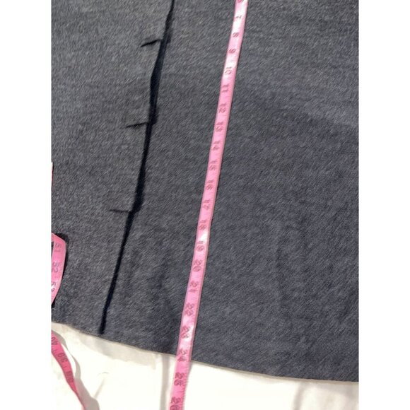Eileen Fisher Gray 100% Wool Minimaist coat Cardigan Women's Size M - Picture 7 of 9